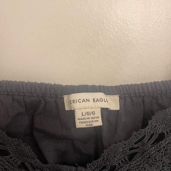 American Eagle Boho Babydoll Cottagecore Fairycore Whimseygoth Tank Top Lace - Picture 3 of 4